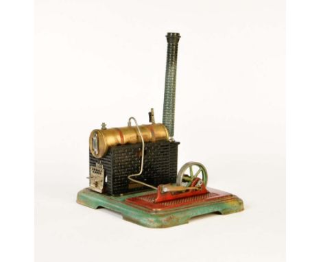 Märklin,  Dampfmaschine, 25x22 cm, LM, bitte besichtigen, Z 3, Märklin, Steam Engine, paint d., please inspect, C 3