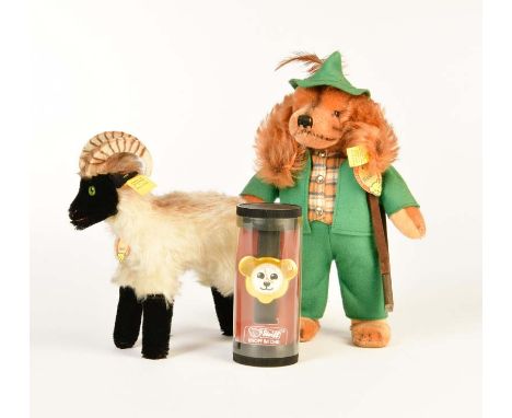 Steiff, Schaf Snucki, Waldili + Teddys Watch, W.-Germany, Z 1-2, Steiff, Sheep Snucki, Waldili + Teddys Watch, W.-Germany, C 
