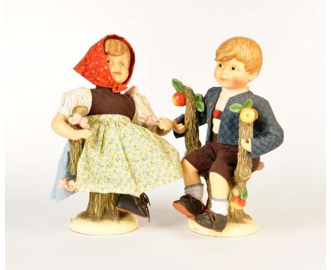 Hummel, Figurenpaar zur Dekoration, W.-Germany, 35 cm, 1,8 kg, Z 1, Hummel, Couple for Decoration, W.-Germany, C 1