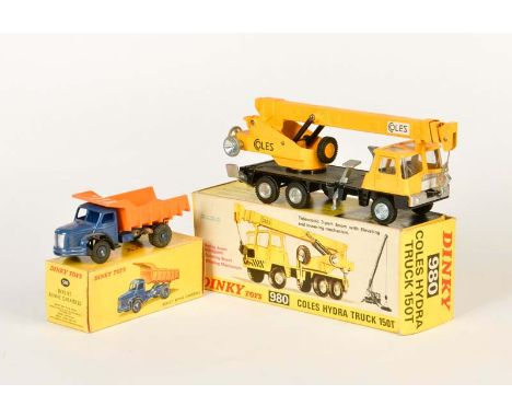 Dinky Toys, Berliet "34" + Coles Hydra Truck 150 T, France + England, 1:43, Druckguss, min. LM, Okt Z 2, Z 1-2, Dinky Toys, B