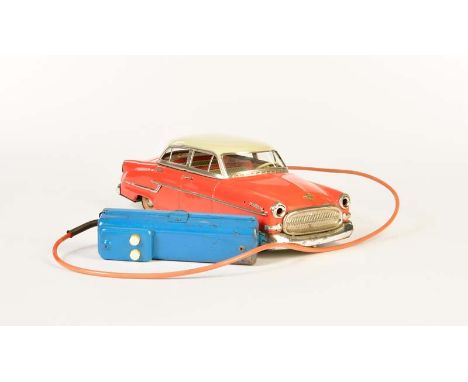 Gama, Opel Kapitän, W.-Germany, 25 cm, Blech, Bat. Antrieb ok, LM, mit Fehlteilen, bitte besichtigen, Gama, Opel Kapitän, W.-