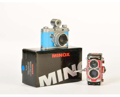 Minox, Rollei Mini Digi + Minox Classic, 7 + 8 cm, Okt Z 1, Z 1/1-, Minox, Rollei Mini Digi + Minox Classic, box C 1, C 1/1-