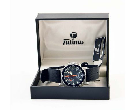 Tutima, Chronograph 768-01, 40 mm, sehr guter Zustand, Tutima, Chronograph 768-0, very good condition