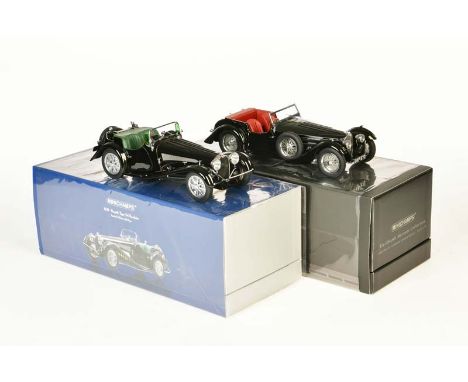 Minichamps, Bugatti Type 54 Roadster 1931 + Bugatti Type 57 C Roadster 1938, 1:18, Okt, Z 1, Minichamps, Bugatti Type 54 Road