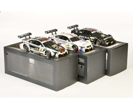 Minichamps, 3x BMW M 3 DTM, 1:18, Okt, Antennen beschädigt, sonst sehr guter Zustand, Minichamps, 3x BMW M 3 DTM, 1:18, box, 