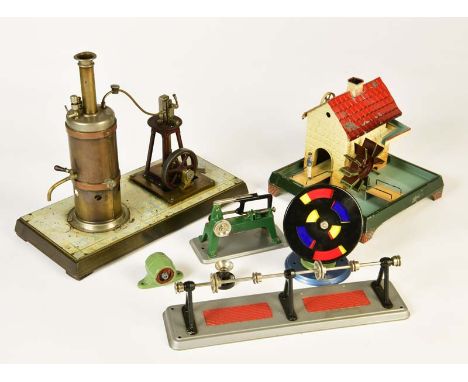 Bing, Doll u.a., Dampfmaschine + Zubehör, Germany, gemischter Zustand, bitte besichtigen, Bing, Doll a.o., Steam Engine + Acc