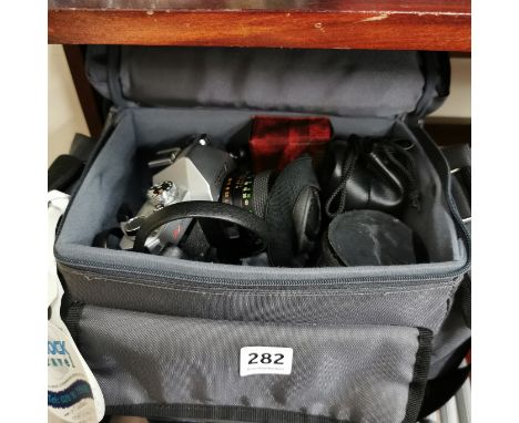 CAMERA &amp; ACCESSORIES IN BAG