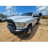 2018 Dodge Ram 3500 4x4 Utility Flatbed Truck - HEMI Gas, Gooseneck Hitch, Southern Truck