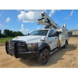 2014 Dodge Ram 5500 4x4 Bucket Truck with Altec AT40M - 45FT Boom, Jib Winch and Utility Bed