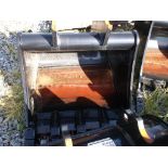 Kubota 24in Quick Attach Compact Excavator Tooth Bucket
