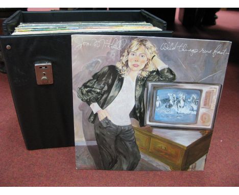 US Folk/Rock Interest: over thirty L.P's to include Joni Mitchell 'Wild Things Run Fast', 'Dog Eat Dog, 'Count and Spark', Bo