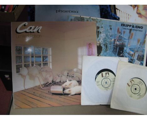 Krautrock etc: Can 'Limited Edition' L.P, (UA USP 103 stereo, fully laminated, AI-U/BI-U); Can 'Dizzy Dizzy' and 'Moonshake' 