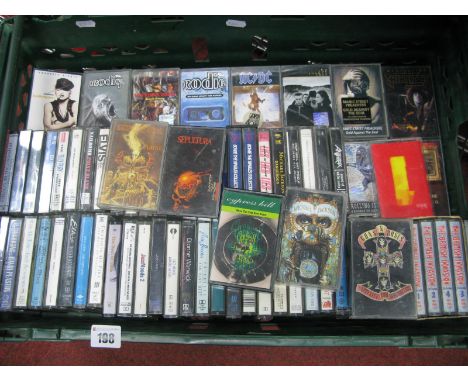 A Quantity of Tape Cassettes (over eighty)- artists to include Stone Roses, Rolling Stones, U2, AC/DC, Cypress Hill, Notoriou