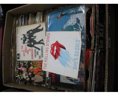 45rpm's/E.P's - a mixed collection (mostly 1960's-80's) to include Swinging Blue Jeans 'Shake' E.P, Freddie and The Dreamers 