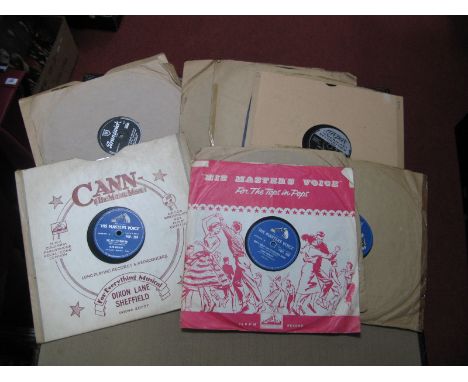 Rock n Roll 78's - four Elvis HMV Pop 78's to include All Shook Up x 2, Heartbreak Hotel and Love Me Tender; and eight Bill H