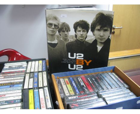 'U2 by U2' 2006 Hardback Book, Harper Collins; together with a collection of cassette tapes - most noted - Prodigy, Slipknot,