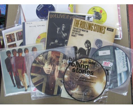 Rolling Stones: Twenty four 45rpms/E.P's, including three 1960's E.P's (You Better Move On, Got Live, and DFE.8590 'If You Ne