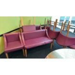 Quantity Of Purple Faux Leather Seats