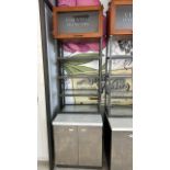 Metal & Marble Display Shelves x3