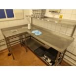 Stainless Steel Corner Table