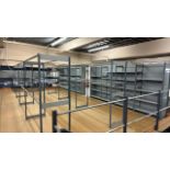Floor Of Mixed Boltless Metal Racking