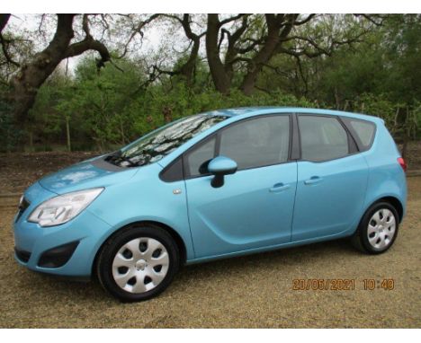 Make &amp; Model: Vauxhall Meriva ExclusivDate of Reg: AD10 NCYColour: Bluecc: 1364MoT: 11-08-2021Fuel Type: PETROLMileage: 7