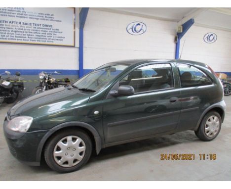Make &amp; Model: Vauxhall Corsa ClubDate of Reg: YN02 ZXMColour: Greencc: 973MoT: 08-07-2021Fuel Type: PETROLMileage: 49kTra