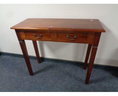 A contemporary Ancient Mariner two drawer console table  