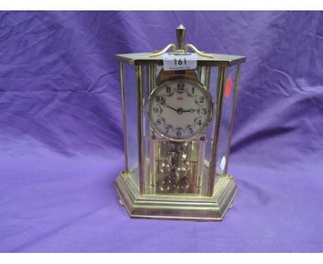 A Kundo hexagonal German anniversary clock