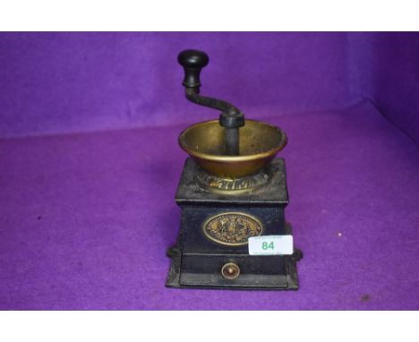 An early T&amp;C Clark coffee mill or grinder
