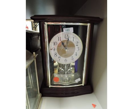 A modern quartz decorative mantel clock