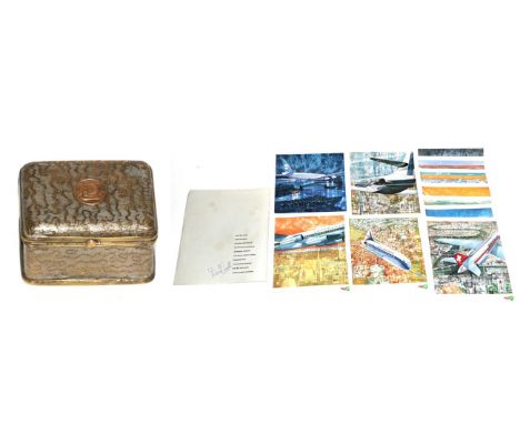 Malcolm Campbell: Sunbeam Record Breaker an EPNS Brass Trinket Box, a souvenir of the famous Sunbeam Land Speed Record Achiev