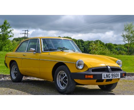 1980 MGB GT Registration number LNG 950V Date of first registration 01/06/1980 Vin number GVGE1AG08057 Engine number -34353 M