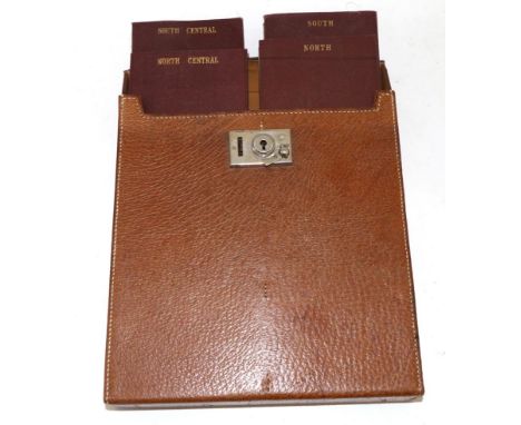 Sifton Praed & Co Ltd, Map Sellers, Book Sellers and Stationers: A Set of Four Road Maps of Britain, 1920's/30's named North,