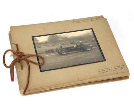 Motor Interest: Eighteen 1930s photograph prints from various race meetings to include The Coronation Trophy, Crystal Palace,