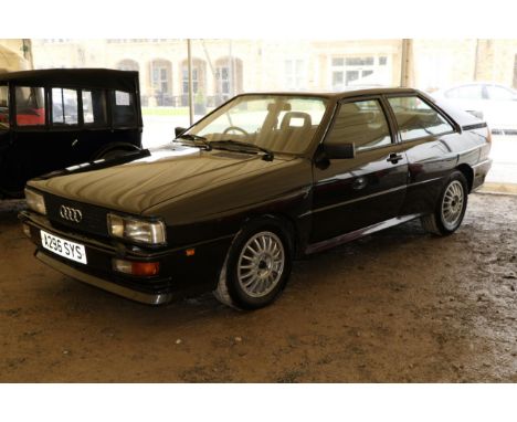 1983 Audi UR Quattro 2.2ltr turbo coupe Registration number A296 SYS Date of first registation 25/10/1983  Vin number: WAUZZZ