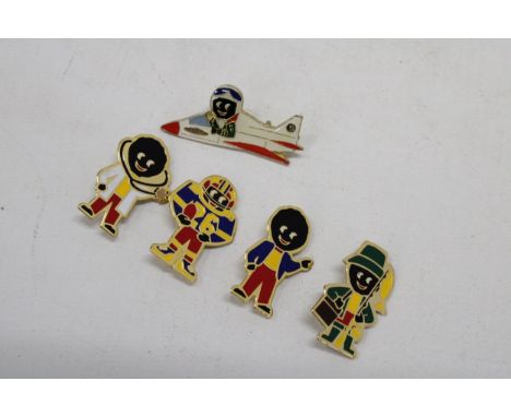 FIVE ROBERTSON ENAMEL BADGES Notice from the the-saleroom.com: These items are listed on the basis they are illustrative of a