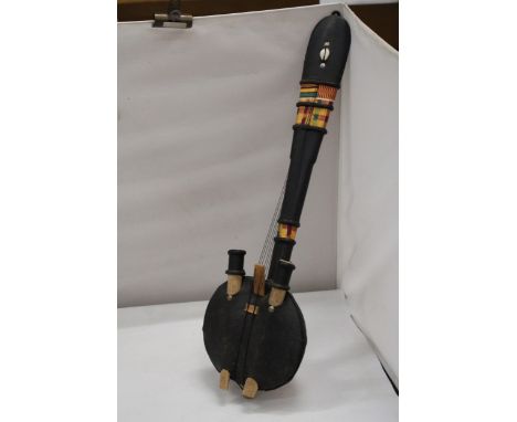 A SIX STRING GHANAIAN KORA LUTE FROM WEST AFRICA