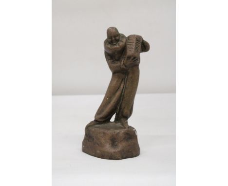 A VICTORIAN BRONZE CLOWN DOORSTOP
