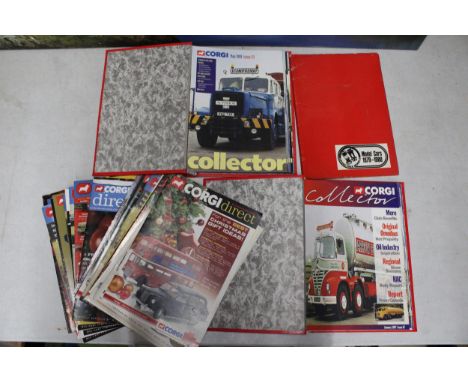 TWO VOLUMES OF 'CORGI DIRECT' MAGAZINES, NO. 87 TO 96 AND NO. 111 TO 122 (1997-1999), PLUS A COLLECTION OF THE YEAR 2000'S