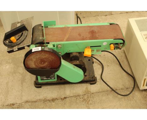 A TOOLTEC BENCH BELT SANDER