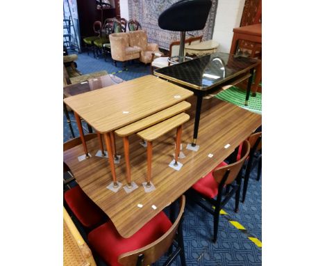 1960'S COFFEE TABLE &amp; NEST OF TABLES