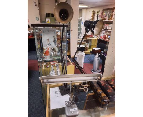2 ANGLEPOISE LAMPS &amp; A DESK LAMP (ONE POSSIBLY HERBERT TERRY)