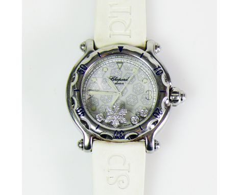 CHOPARD-DamenarmbanduhrHappy Sport Snowflake; Ref.-Nr. 28/8948; 1173494/8347; Stahlgehäuse, D: 38 mm ohne Krone; Original-Kau
