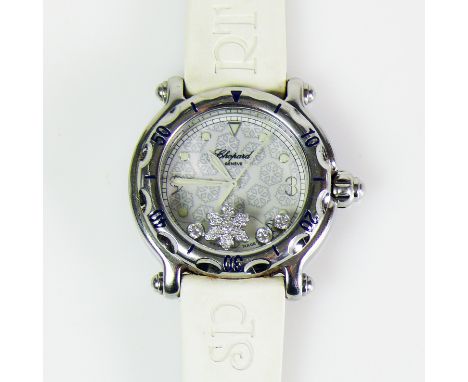 CHOPARD-DamenarmbanduhrHappy Sport Snowflake; Ref.-Nr. 28/8948; 1173494/8347; Stahlgehäuse, D: 38 mm ohne Krone; Original-Kau