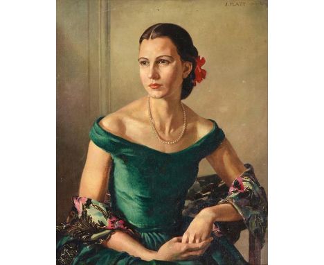 Joyce Butler Nee Platt (mid 20th century) Portrait of Miss Florence Rawson, ***, daughter of J Rawson FRCS, Surgeon in Bradfo