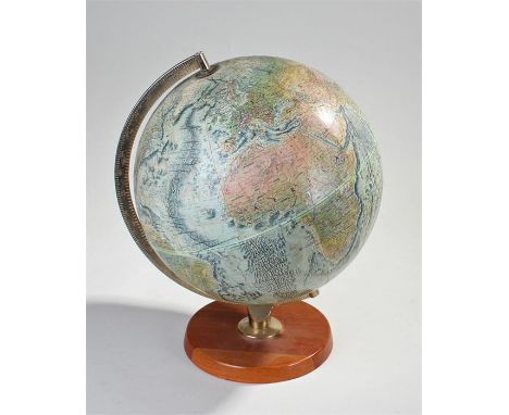 World Ocean globe, the 12 inch globe on stand