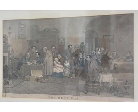 After W. Wilkie RA, the Red Day, engraving highlighted with colour, first published January 6th 1877 (36cm x 60cm), £30-50