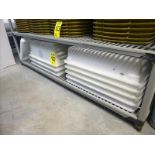 (10) assorted large plastic bus bins