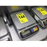 UWE digital scale, mod. GS-6000, ser. no. J4066, 8 in. x 8 in. platform, 6000-1g cap.